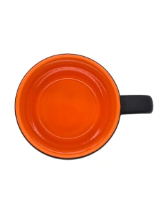 Kubek ceramiczny Esla 345 ml, pomarańczowy 2