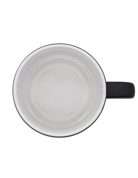 Kubek ceramiczny Esla 345 ml, biały