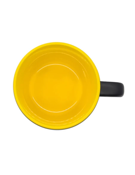 Kubek ceramiczny Esla 345 ml, żółty