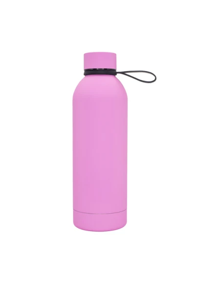 Butelka termiczna z uchwytem Mendoza Duo 500 ml, różowy