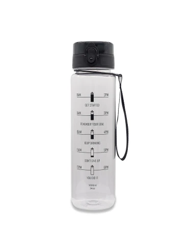 Bidon Motiva RPET 1000 ml, transparentny