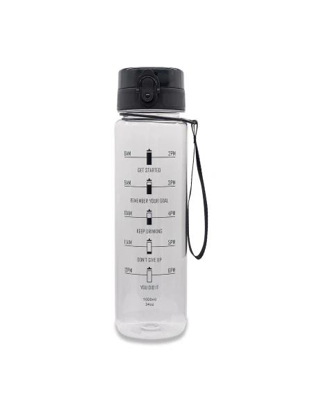 Bidon Motiva RPET 1000 ml, transparentny