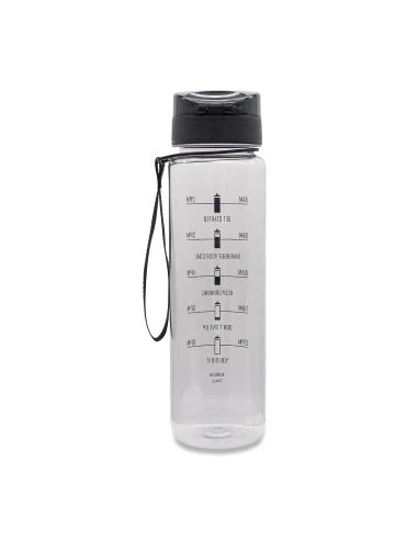 Bidon Motiva RPET 1000 ml, transparentny