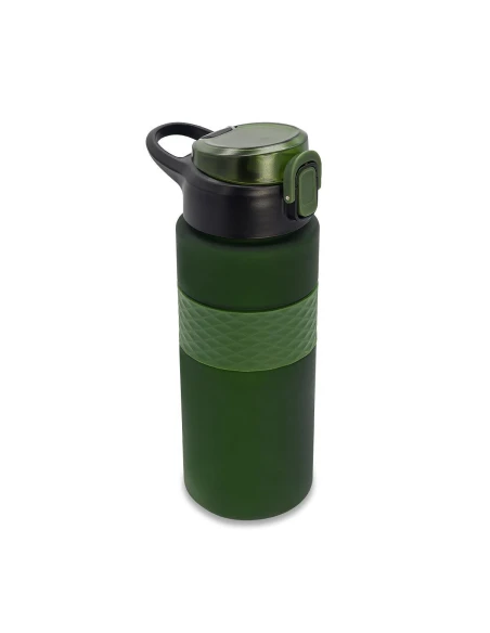 Bidon ze słomką Noviq 700 ml, ciemny zielony