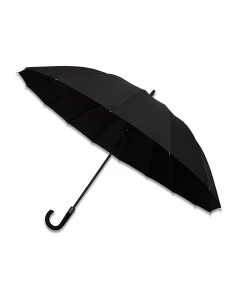 Parasol 16 panelowy Trento, czarny
