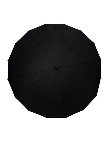 Parasol 16 panelowy Trento, czarny