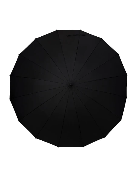 Parasol 16 panelowy Trento, czarny