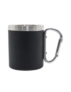 Kubek stalowy Magaro 300 ml, czarny