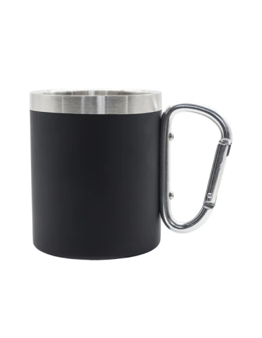 Kubek stalowy Magaro 300 ml, czarny