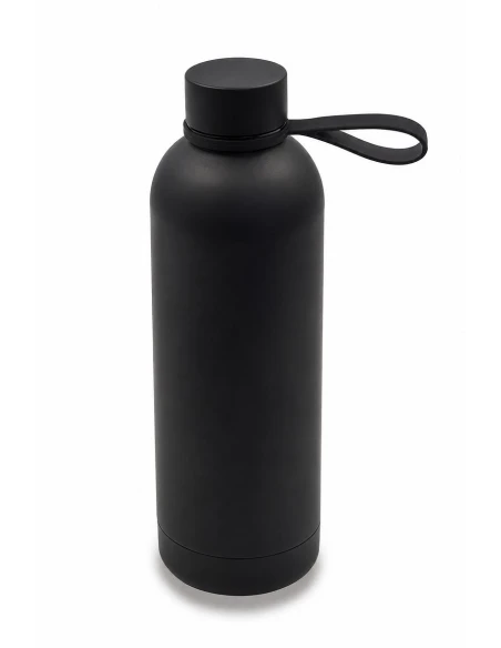 Butelka termiczna z uchwytem Mendoza Duo 500 ml, czarny