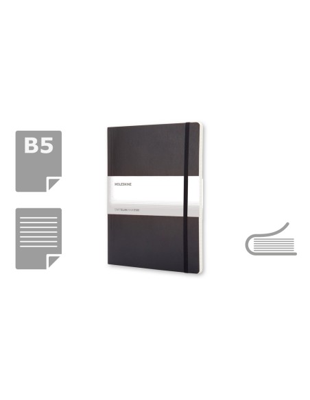 MOLESKINE Notatnik ok. B5, czarny