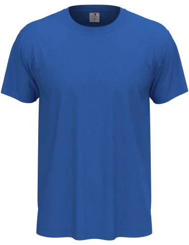 T-shirt unisex 155 g/m2, rozmiar S – niebieski