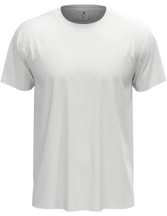 T-shirt unisex 155 g/m2, Classic-T White, rozmiar S – biały