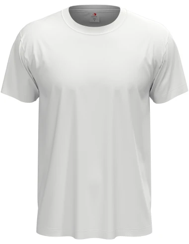 T-shirt unisex 155 g/m2, Classic-T White, rozmiar S – biały