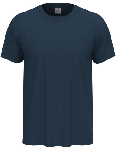 T-shirt unisex 155 g/m2, Classic-T Navy Blue, rozmiar L – granatowy