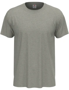 T-shirt unisex 155 g/m2, Classic-T Grey Heather, rozmiar S – szary