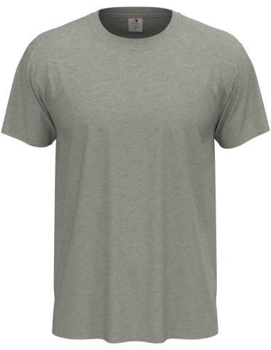 T-shirt unisex 155 g/m2, Classic-T Grey Heather, rozmiar S – szary