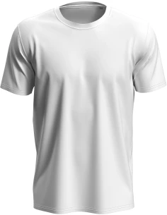 T-shirt unisex 180 g/m2, Lux-T White, rozmiar M – biały
