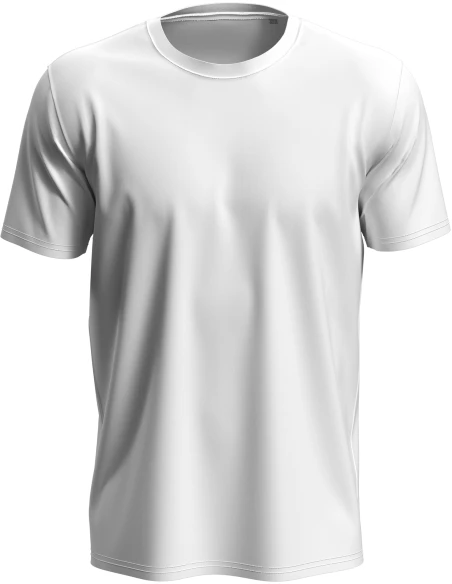 T-shirt unisex 180 g/m2, Lux-T White, rozmiar M – biały