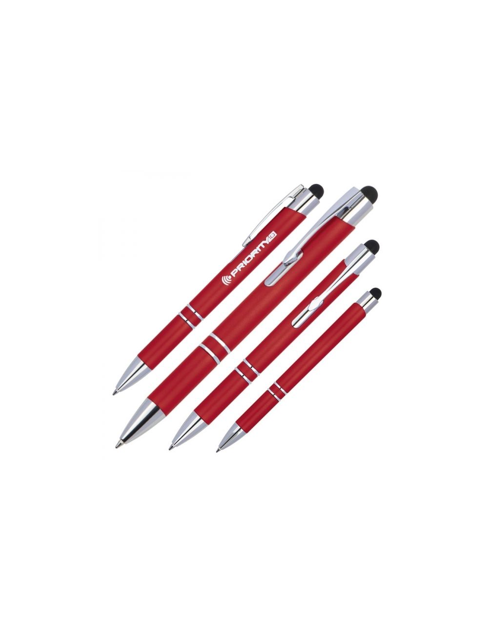 Długopis plastikowy touch pen z podświetlanym...