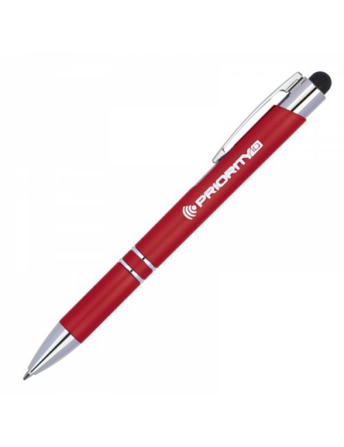 Długopis plastikowy touch pen z podświetlanym logo WORLD