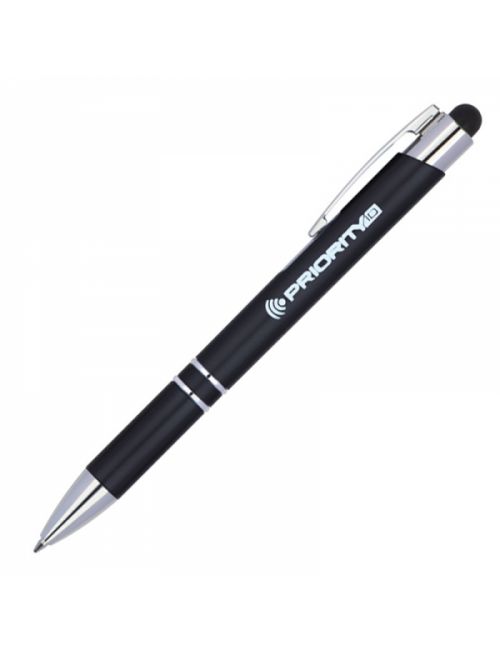 Długopis plastikowy touch pen z podświetlanym logo WORLD