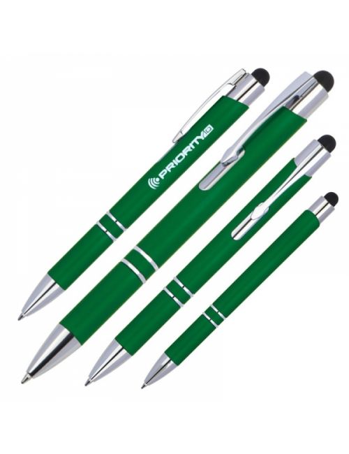Długopis plastikowy touch pen z podświetlanym logo WORLD