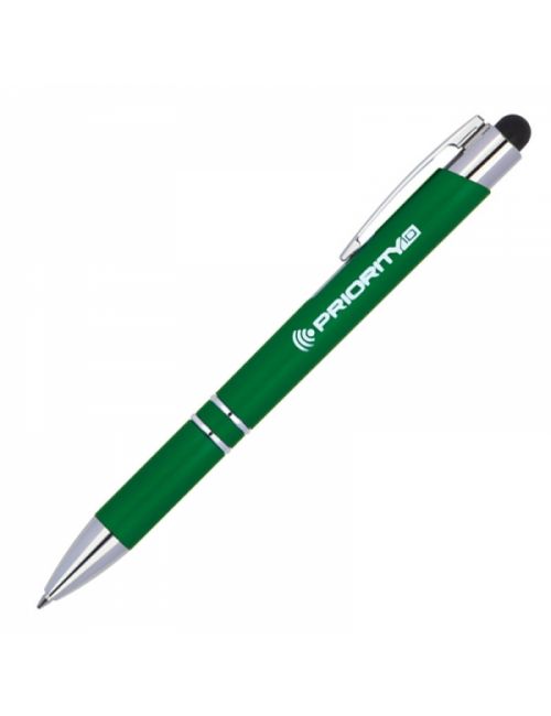 Długopis plastikowy touch pen z podświetlanym logo WORLD