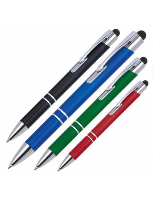 Długopis plastikowy touch pen z podświetlanym logo WORLD