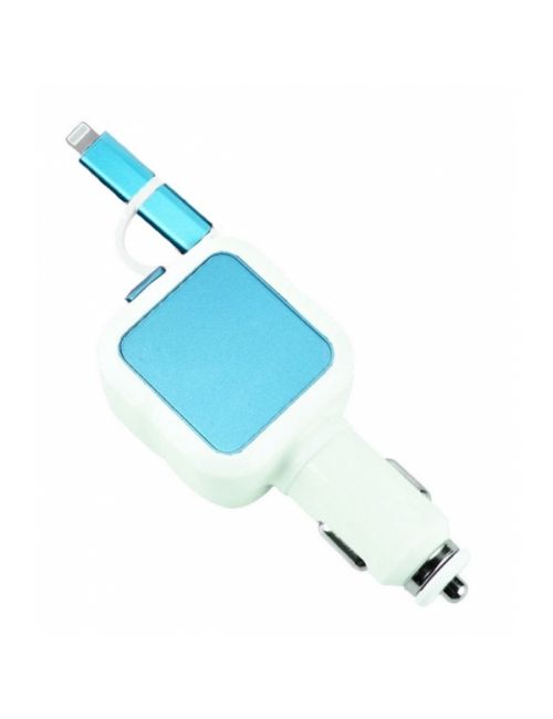 Ładowarka samochodowa ze zwijanym kablem