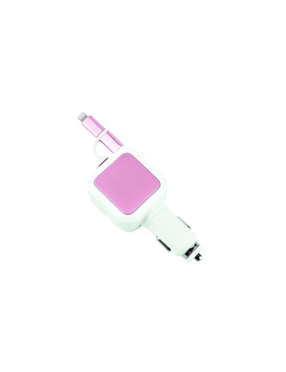 Ładowarka samochodowa ze zwijanym kablem