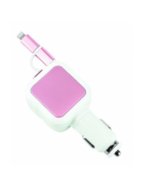 Ładowarka samochodowa ze zwijanym kablem