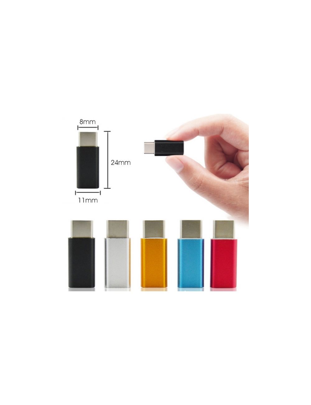 Adapter USB TYP-C/micro USB