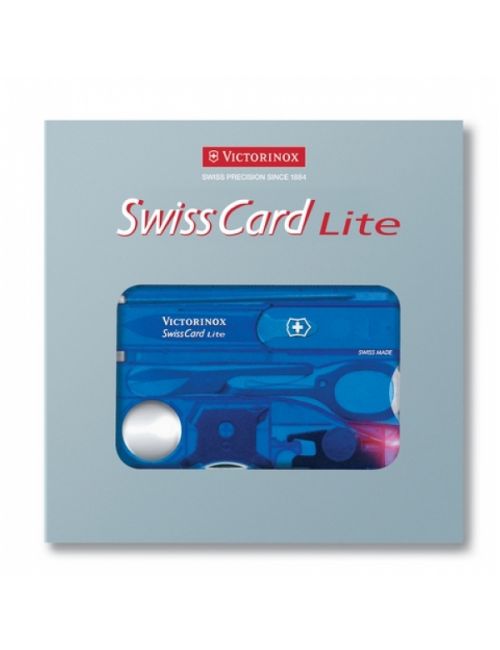 SwissCard Lite niebieski transparentny