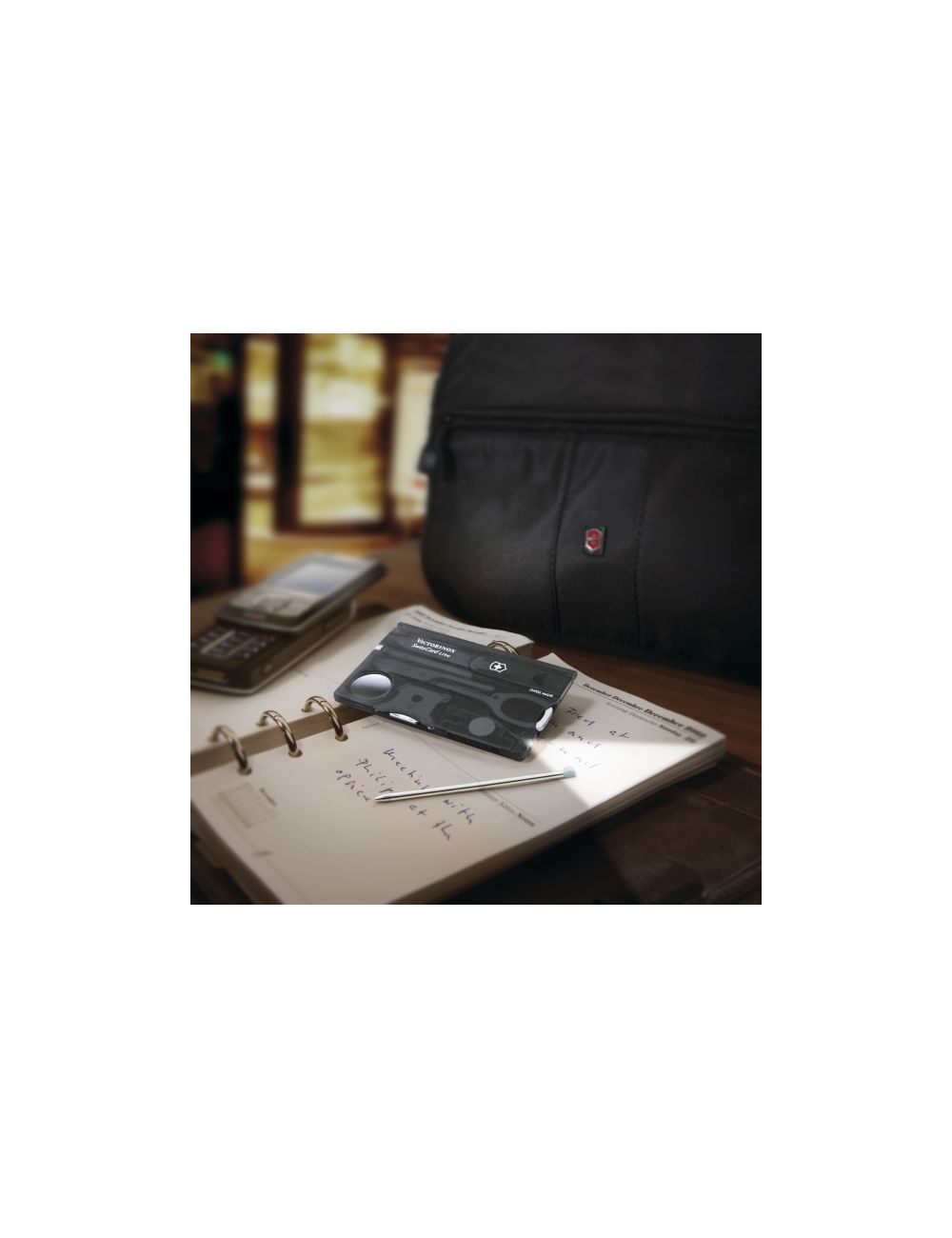 SwissCard Lite czarny transparentny