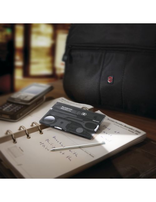 SwissCard Lite czarny transparentny