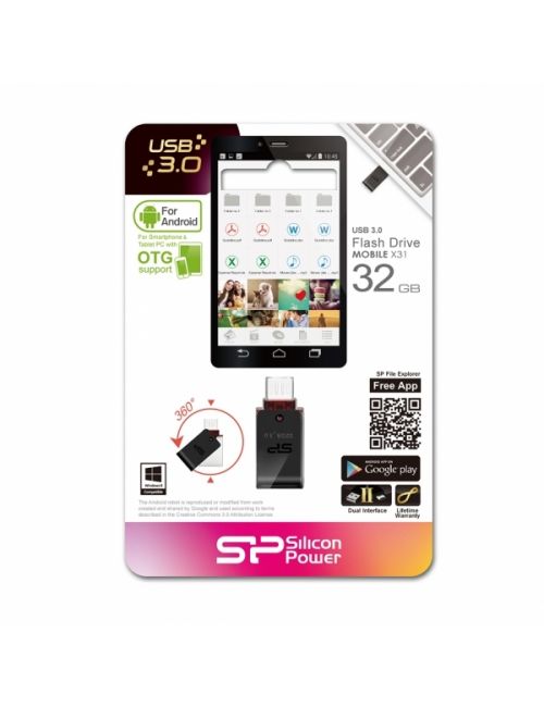 Pendrive Silicon Power OTG Mobile X31 3.0