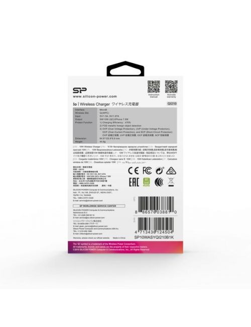 Ładowarka bezprzewodowa Io Qi210 Silicon Power