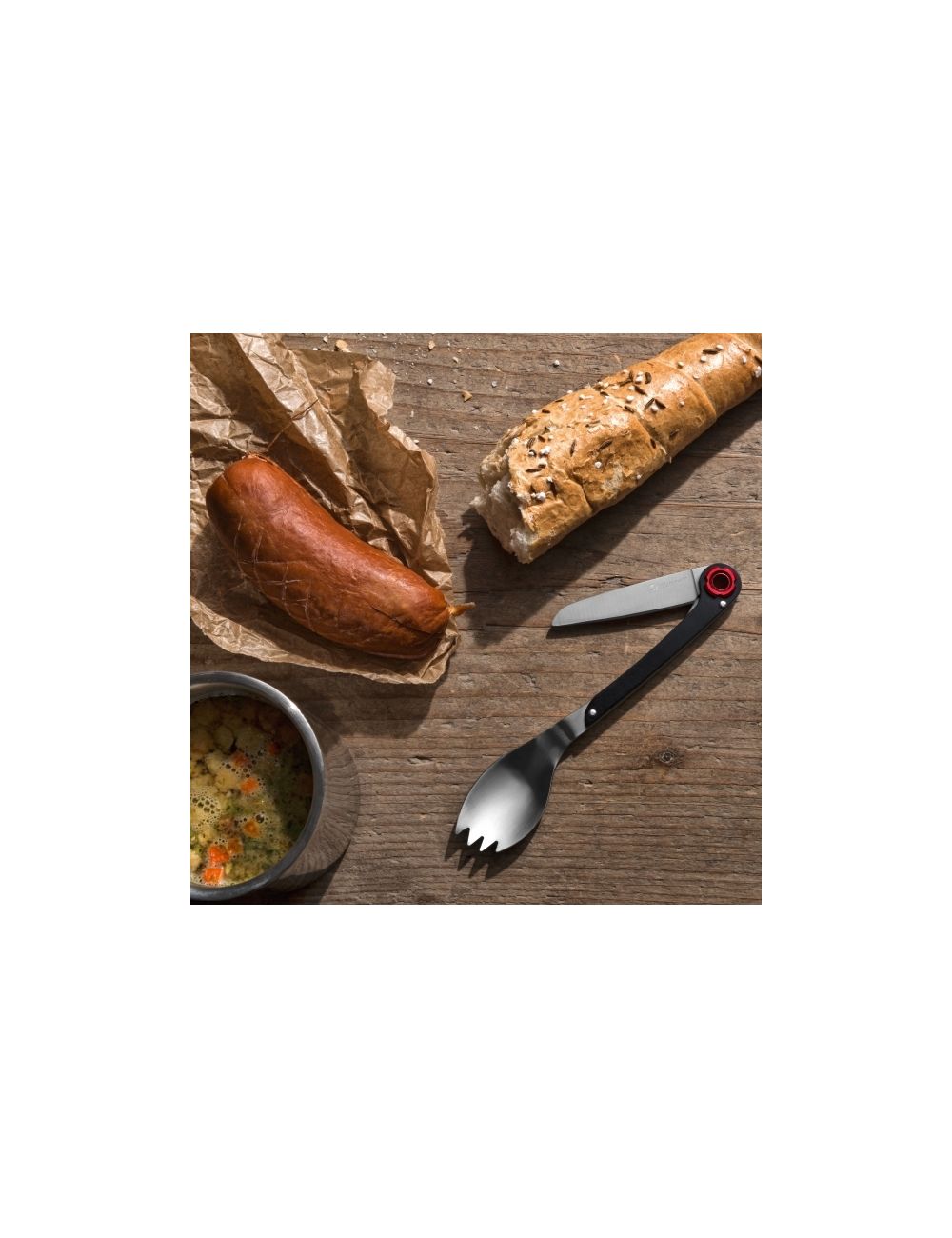 Sztućce turystyczne LATEMAR Schwarzwolf