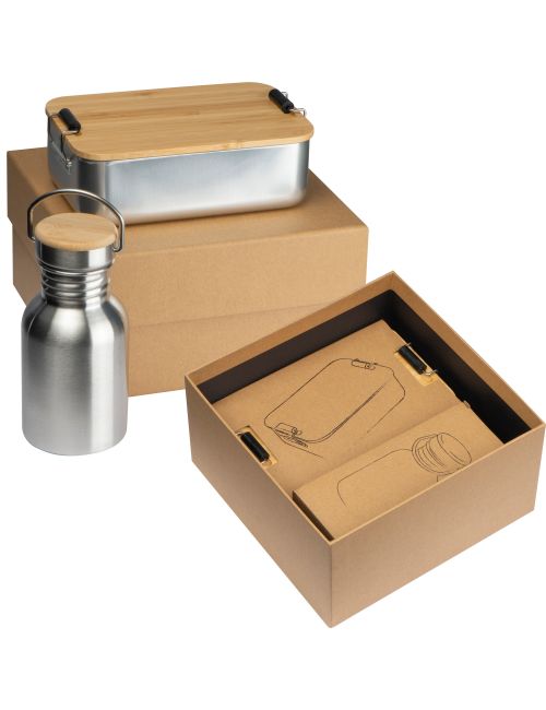 Zestaw lunch box z butelką Quebec