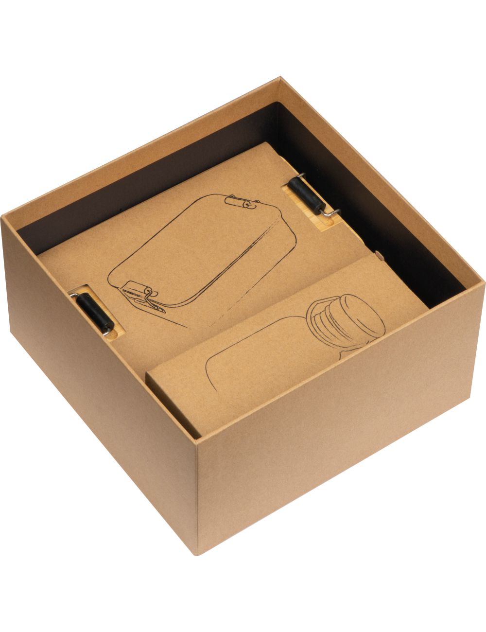 Zestaw lunch box z butelką Quebec