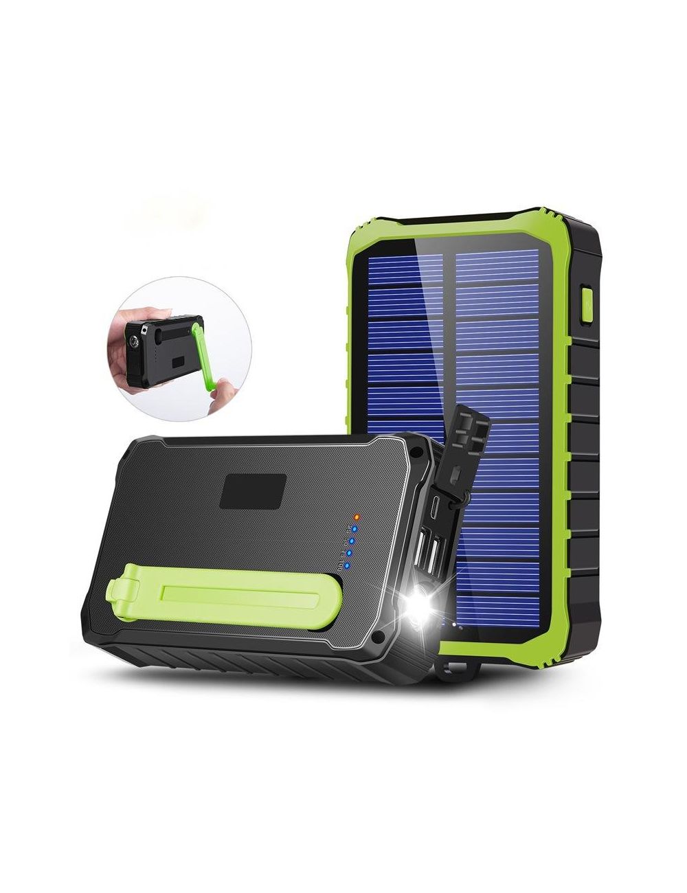 Powerbank solarny 10,000 mAh z dynamem na korbkę Denver