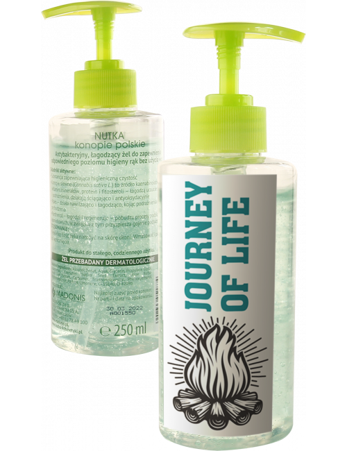 Żel antybakteryjny 250ml Nutka