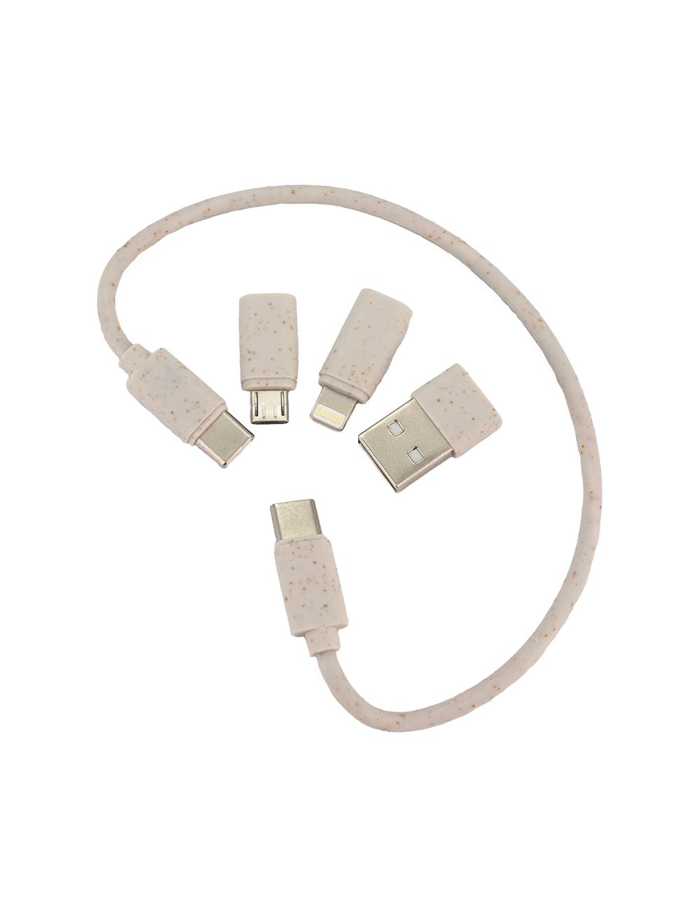 kabel 4w1 w drewnianej obudowie