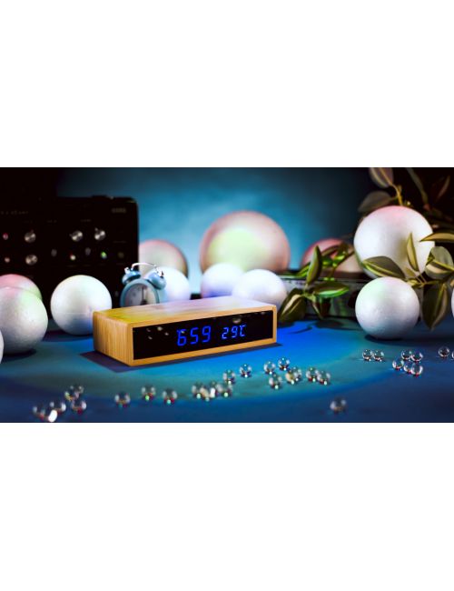 Zegar biurkowy z ładowarką Trondheim