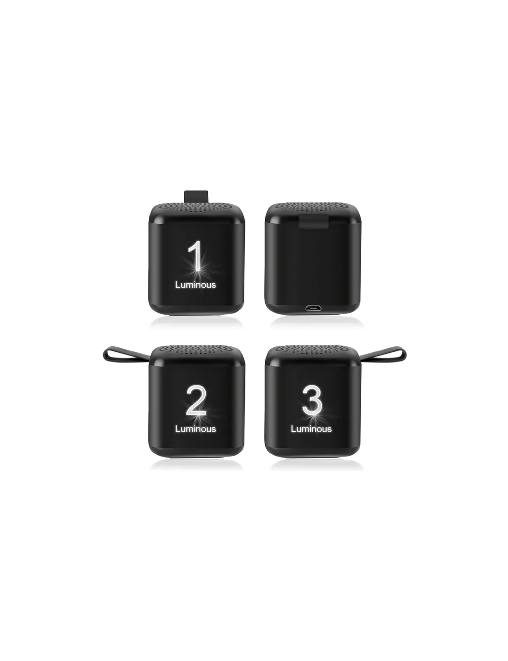 Mini głośnik z podświetlanym logo