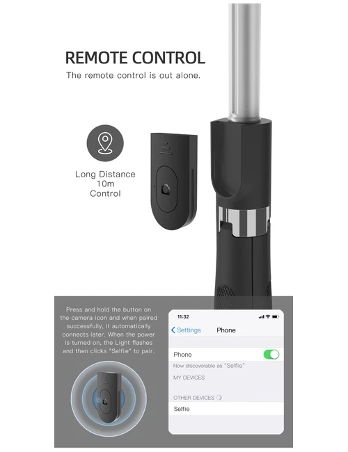 Selfie Stick ze stojakiem