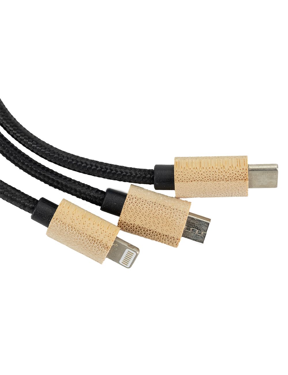 Długi kabel 4w1 z podświetlanym logo w...