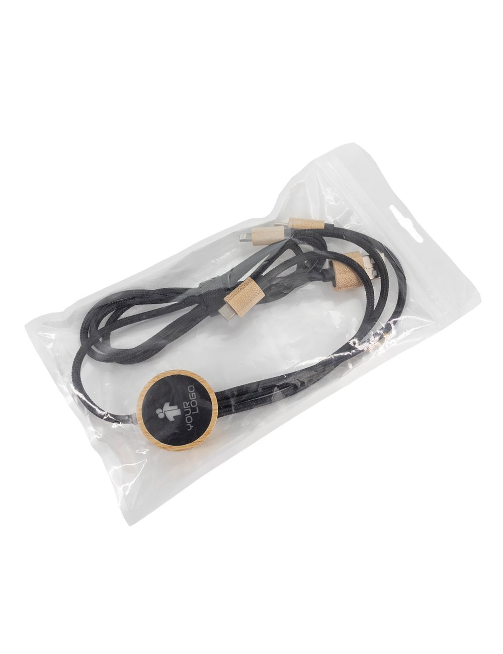 Długi kabel 4w1 z podświetlanym logo w...