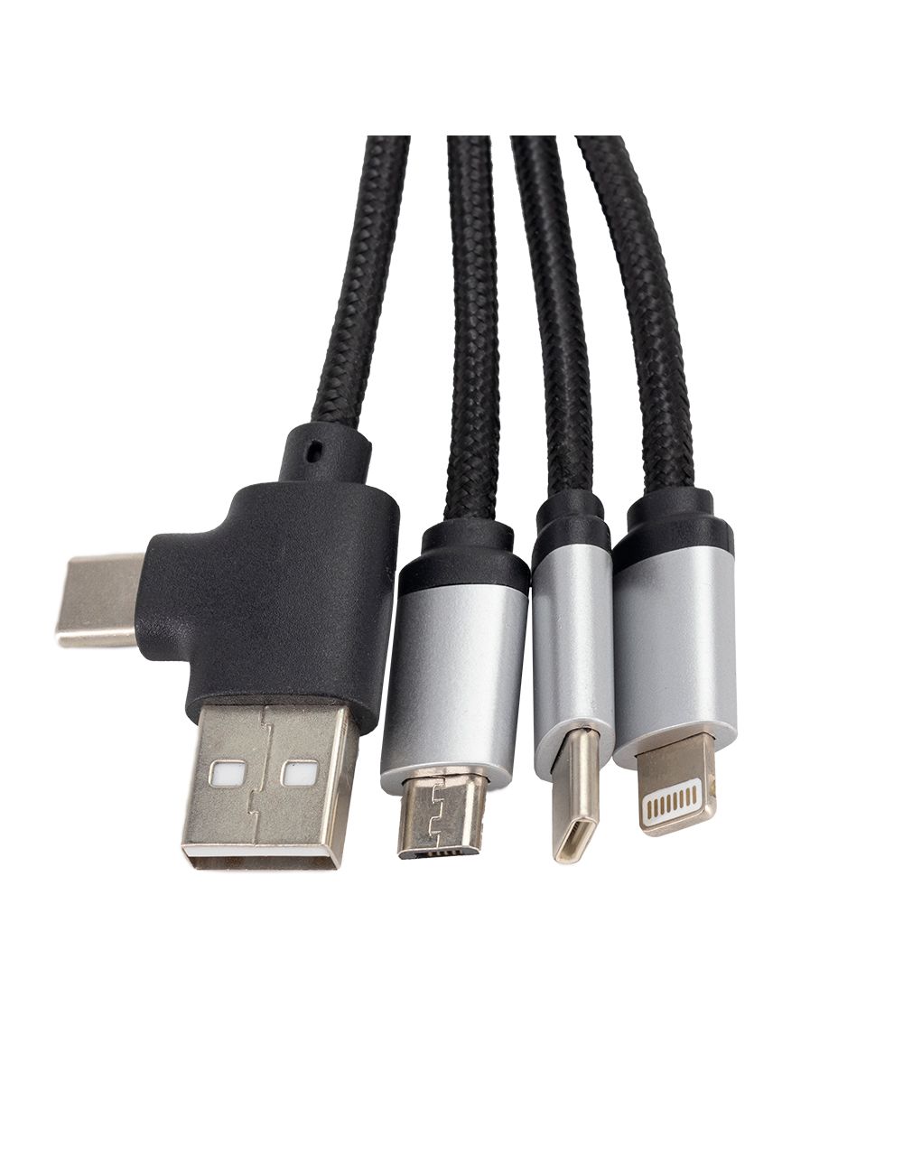 Kabel 3w1 z podświetlanym logo w drewnianej...